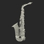 golden saxophone 3d model