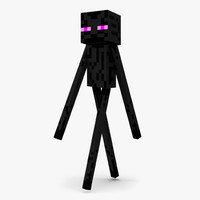 minecraft enderman 3d max