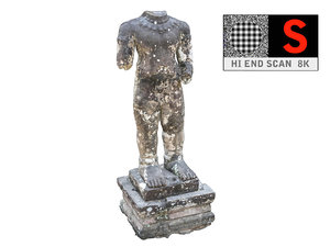 ancient sculpture ancor 3d model
