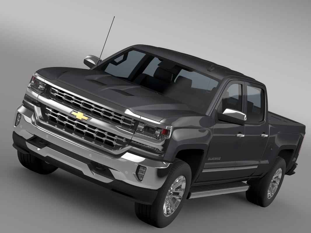 3d Chevrolet Silverado Ltz Crew Model 6943