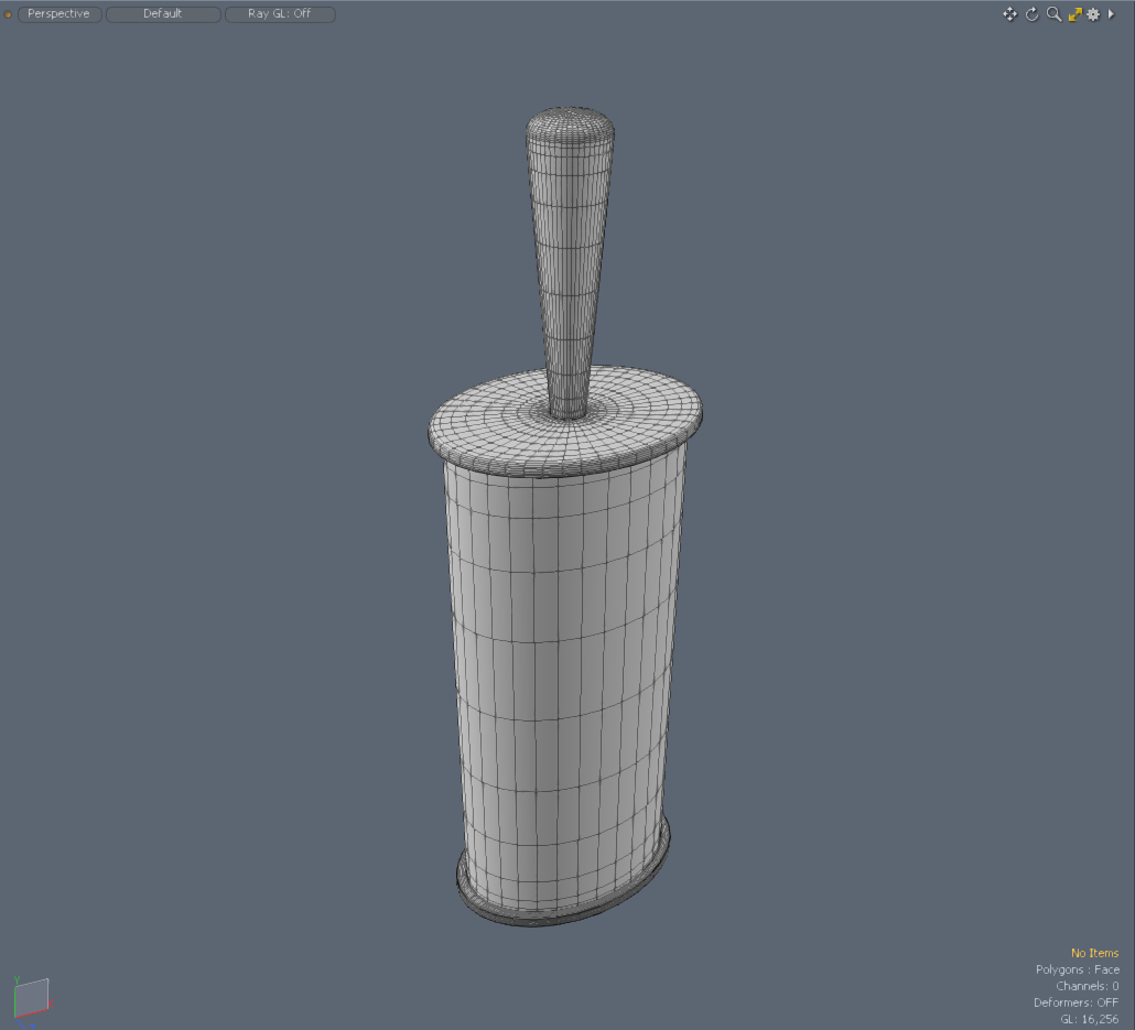 toilet brush colombo 3d model