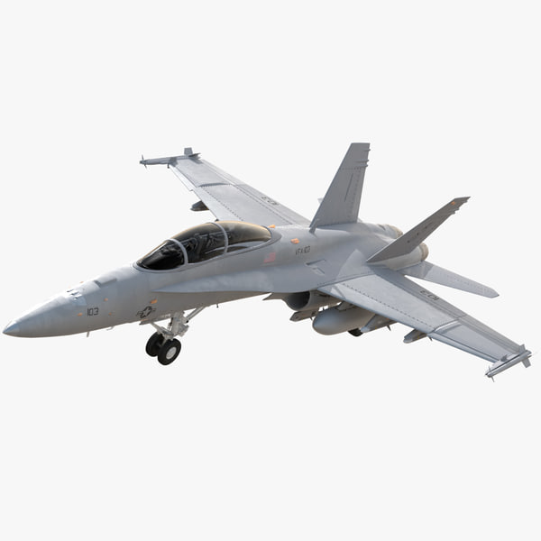 Fa 18fスーパーホーネットリギングアンドアニメイテッド3dモデル Turbosquid