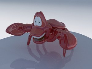 crab character 3d model