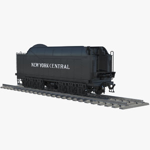 hudson coal tender 3d model