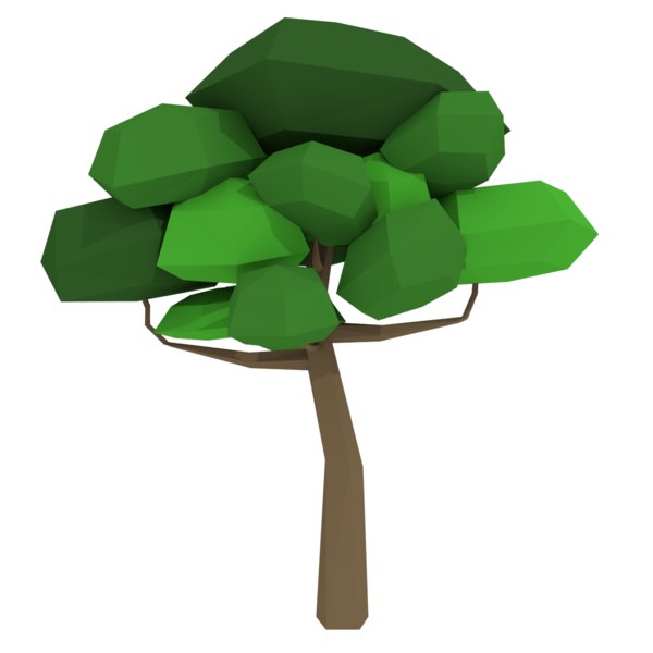 Cartoon Tree Blender Models for Download TurboSquid