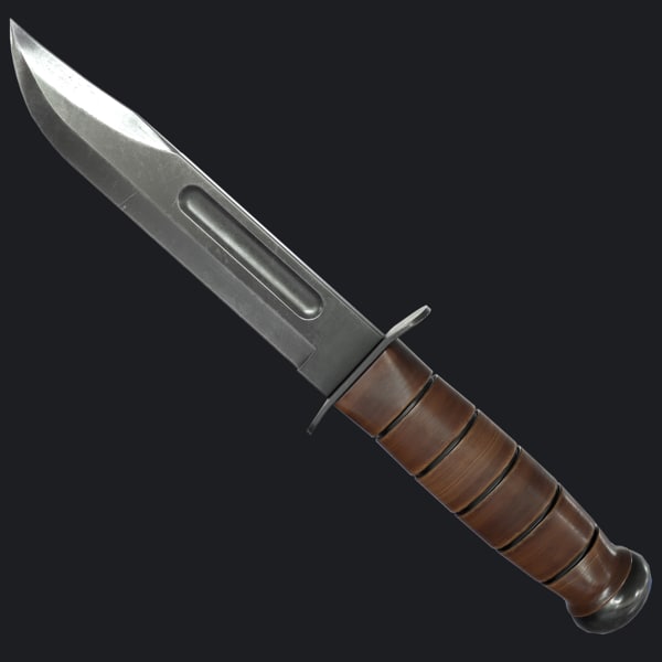 Ka Bar Knife Obj