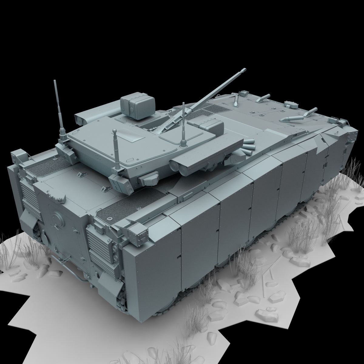 russian armata 3d model