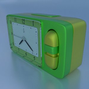 3d model alarm clock