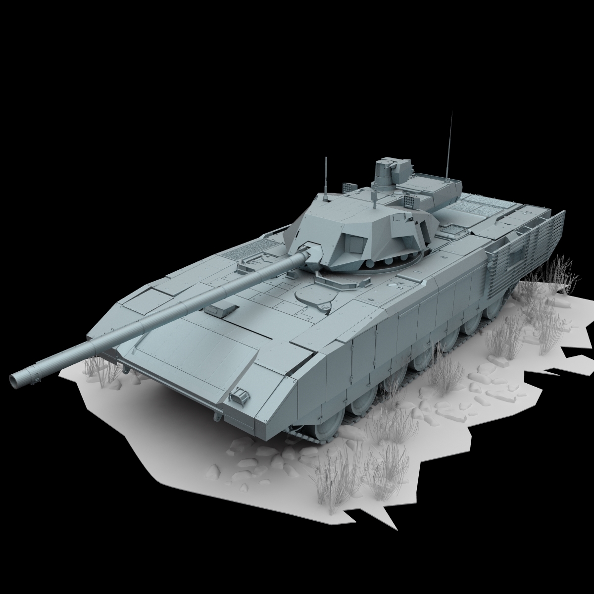 russian armata 3d model