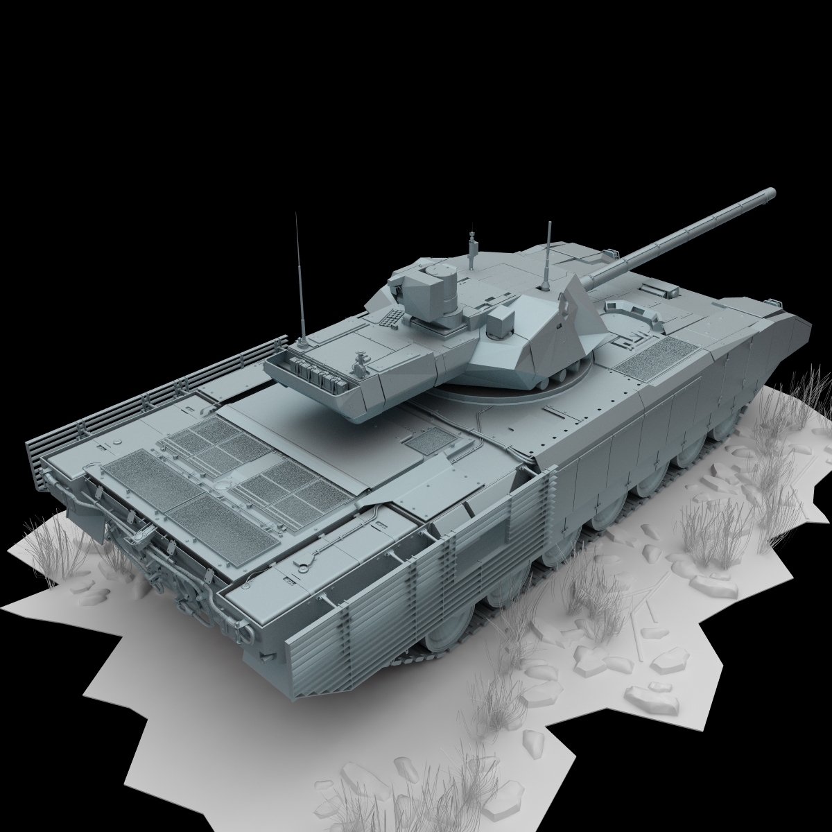 russian armata 3d model