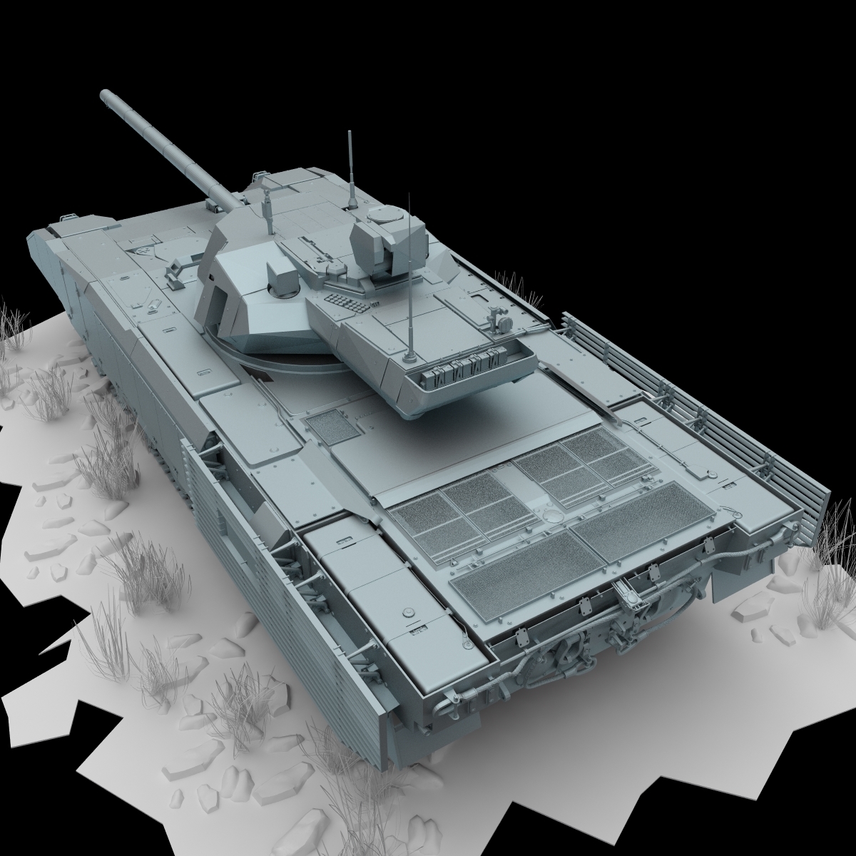 Russian Armata 3d Model