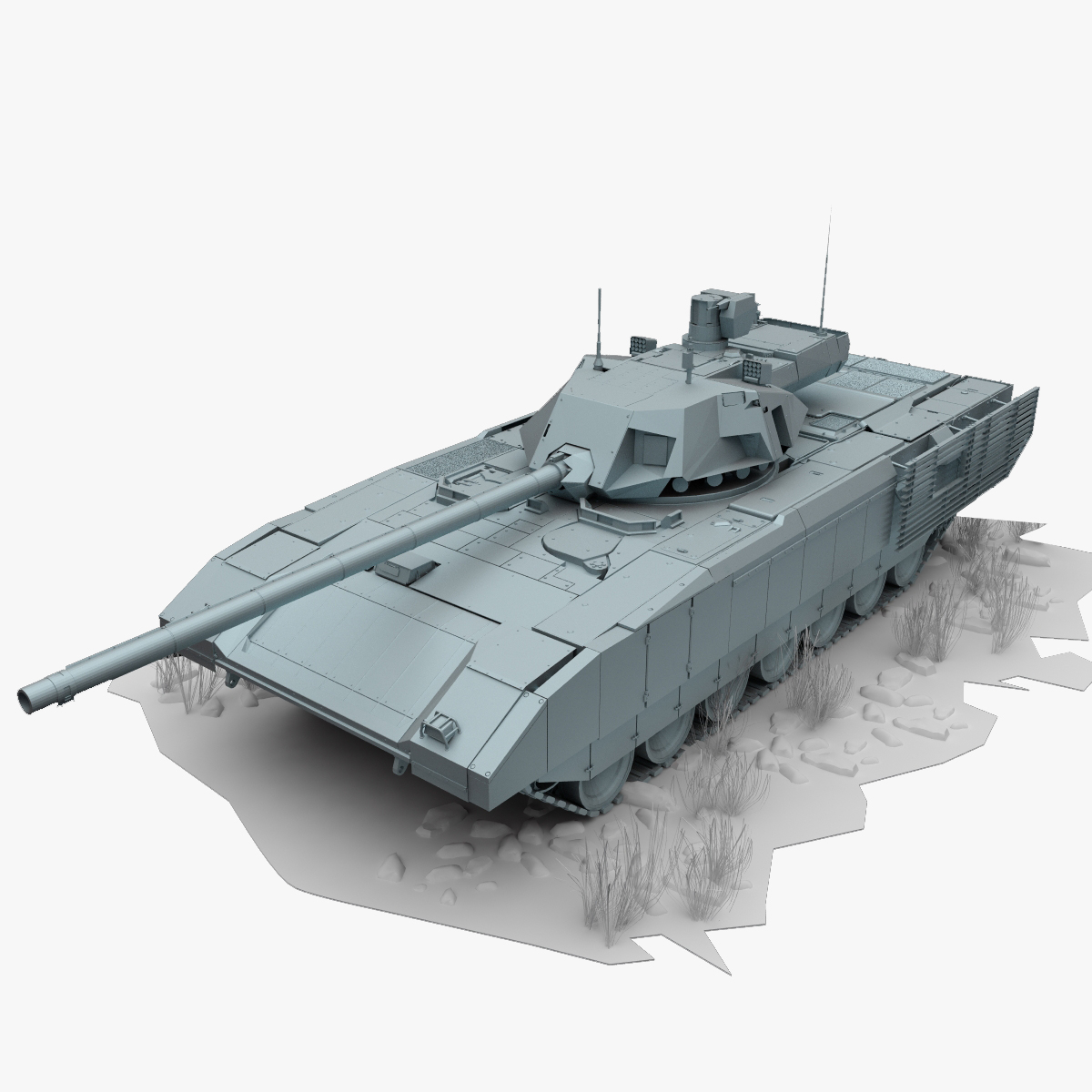 russian armata 3d model