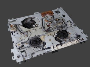 Inside a VHS player
