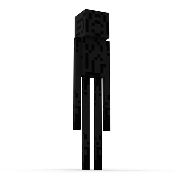 minecraft enderman 3d model