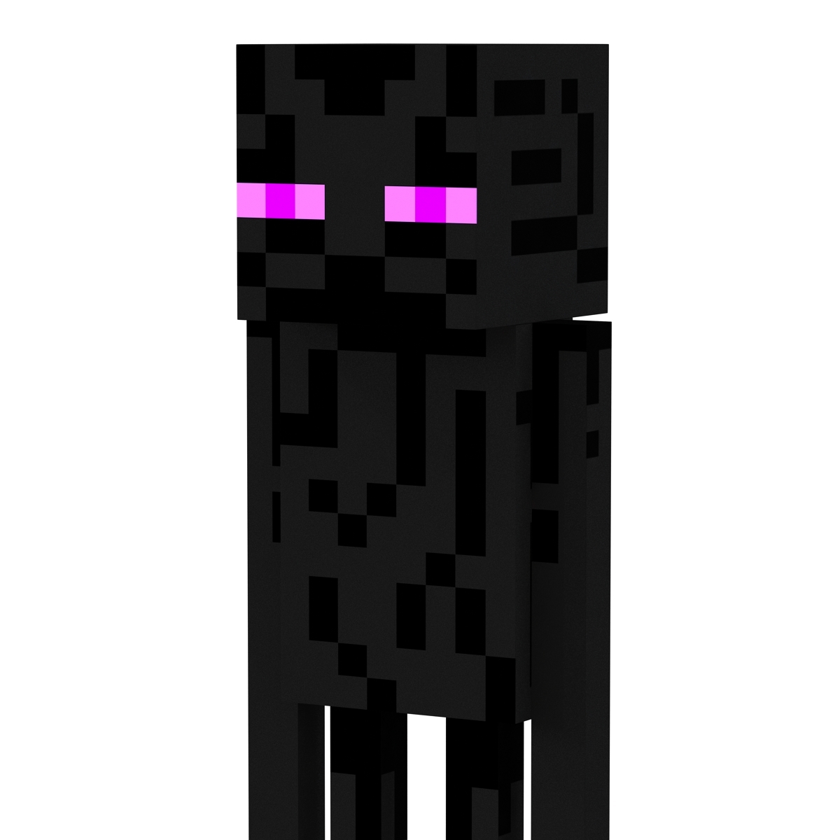 minecraft enderman 3d model