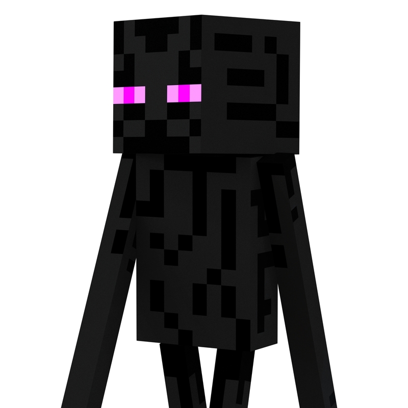 minecraft enderman 3d model