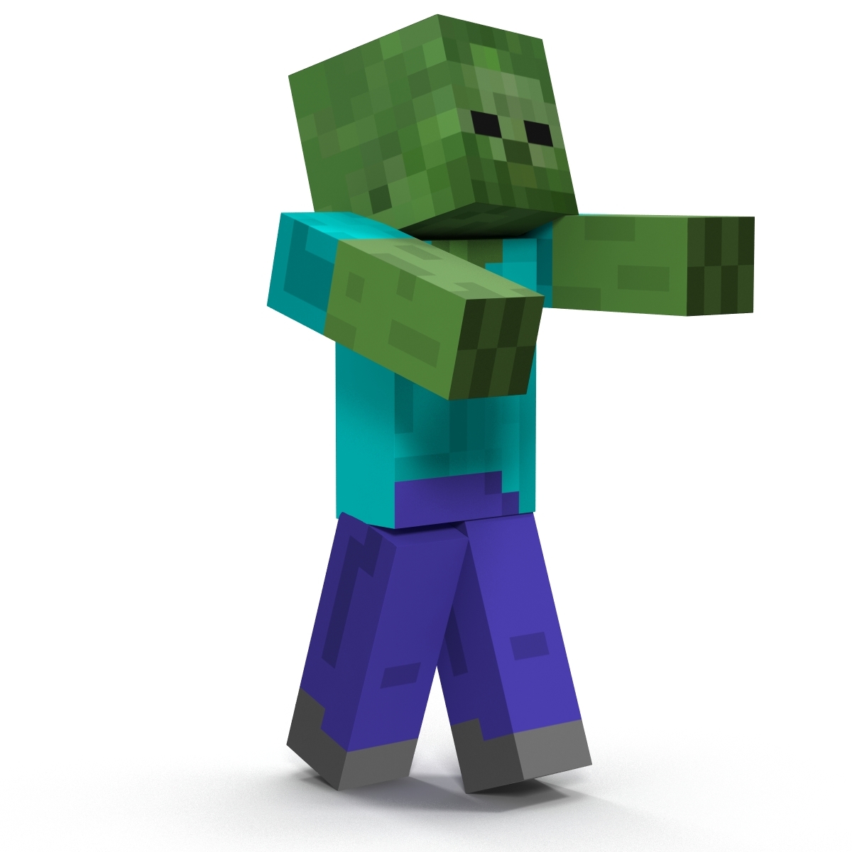 minecraft-zombie-c4d