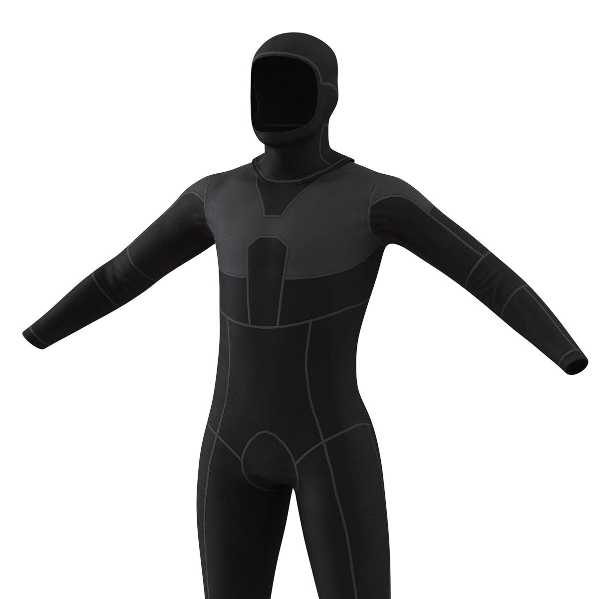 dive wetsuit 2 c4d