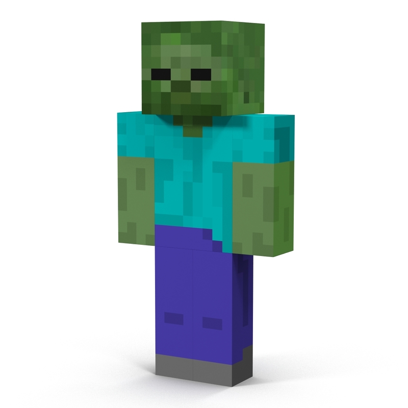 modèle 3D de Minecraft Zombie - TurboSquid 1021656