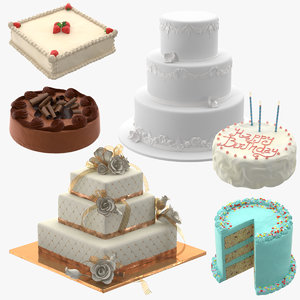 3d model cakes 02