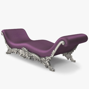 3d model luxurious bench belloni