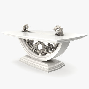3d model luxurious belloni coffee table