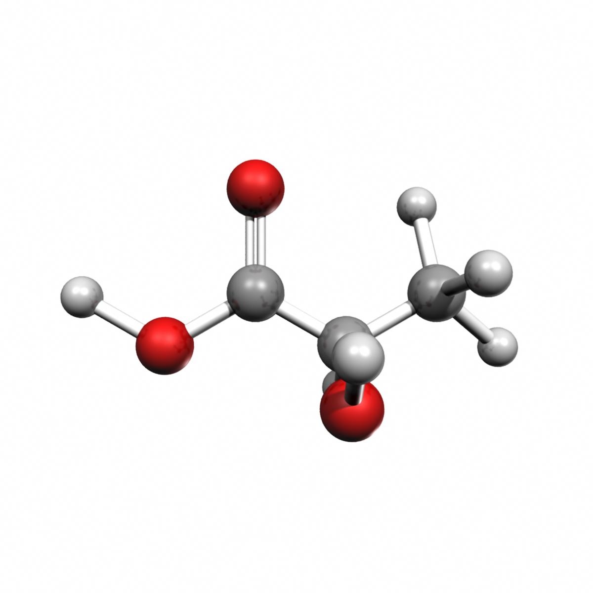 lactic acid 3d model