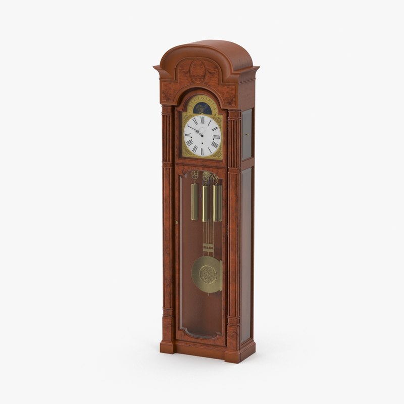 Grandfather Clock 3D Models for Download | TurboSquid