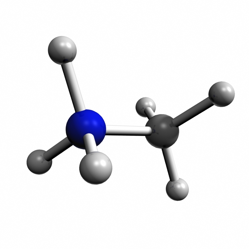 3d methylammonium ion model