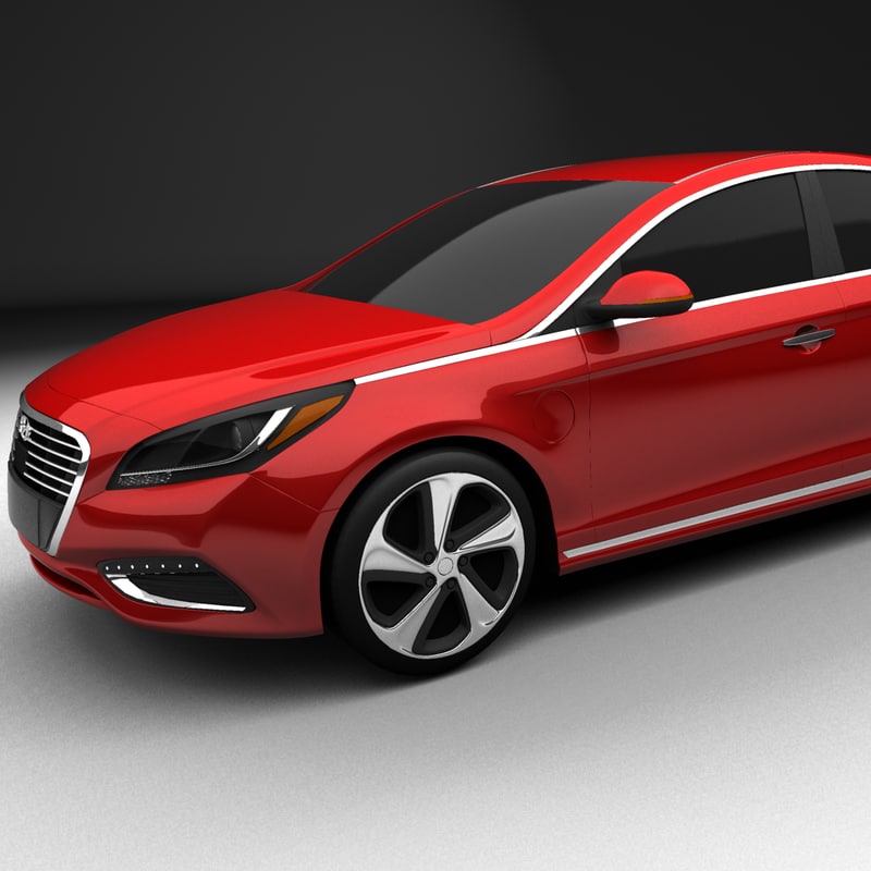 Hyundai sonata 3d model