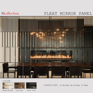 3d akollection mirror wall panels model