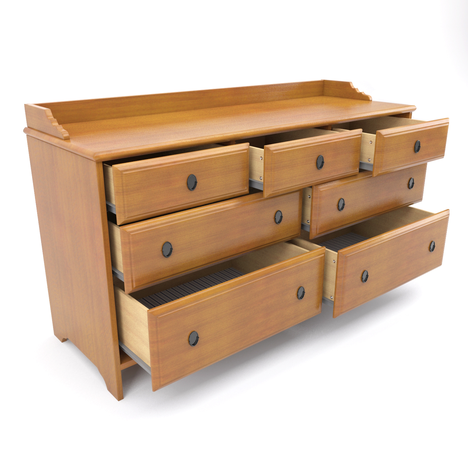 3d Model Ikea Leksvik Dresser