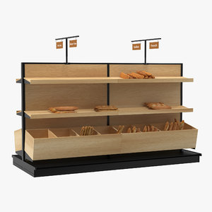 3d bakery display model