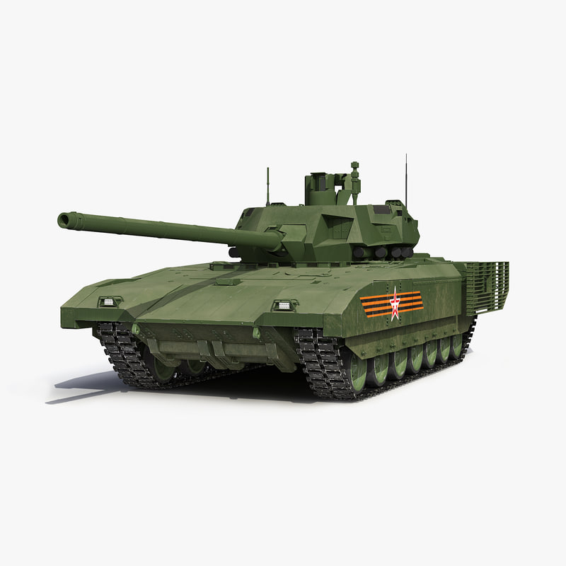 3d russian main battle tank