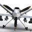 3d mq-9 reaper military aircraft