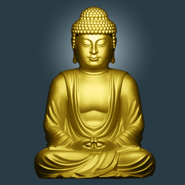 buddha 3d model