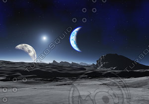 Earth Like Planet with two Moons