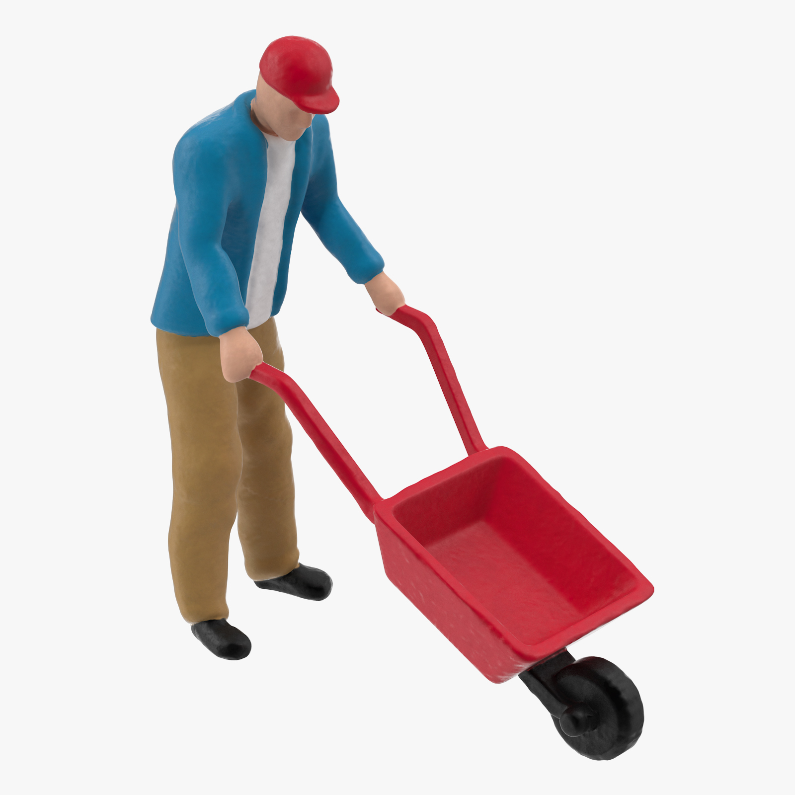 c4d miniature figures business man