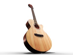 3d model cort acoustic guitar