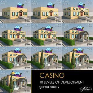 3d casino 10 levels model