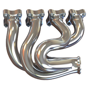 exhaust manifold v engines 3ds