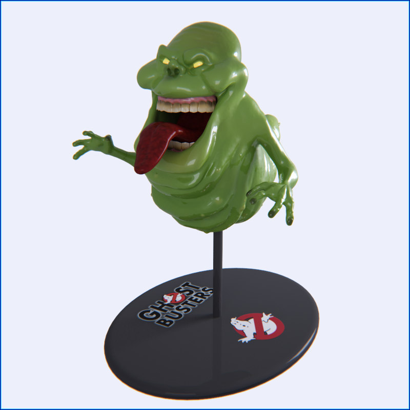 3d model ghostbusters slimer