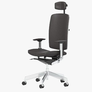 dauphin office chair 3d model