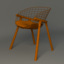 3d model chair contemporary