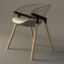 3d model chair contemporary