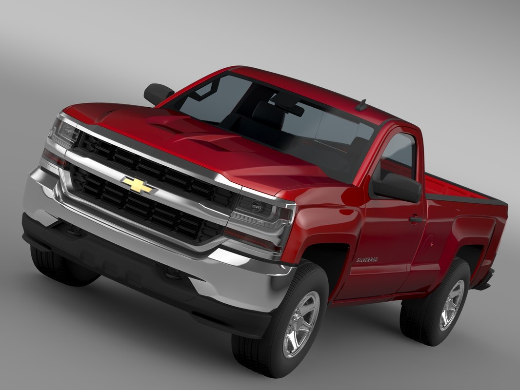 D Model Chevrolet Silverado Ls Regular