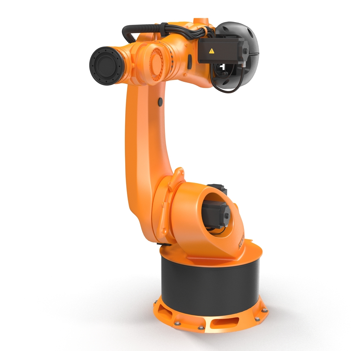 kuka机器人kr-600 fortec rigged3d模型