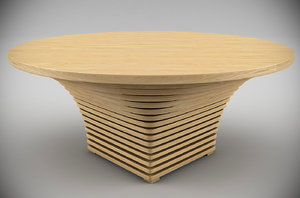 palermo tollgard dining table 3d model