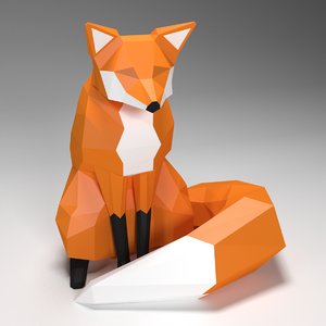 fox style 3d model