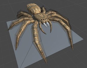 ready rigged spider blend